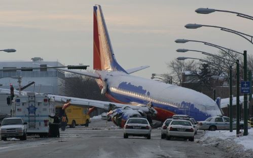 Southwest Airplane Slid off Runway - Midway.JPG